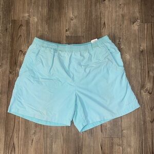 Columbia PFG 6” Large Fishing Shorts - Aqua